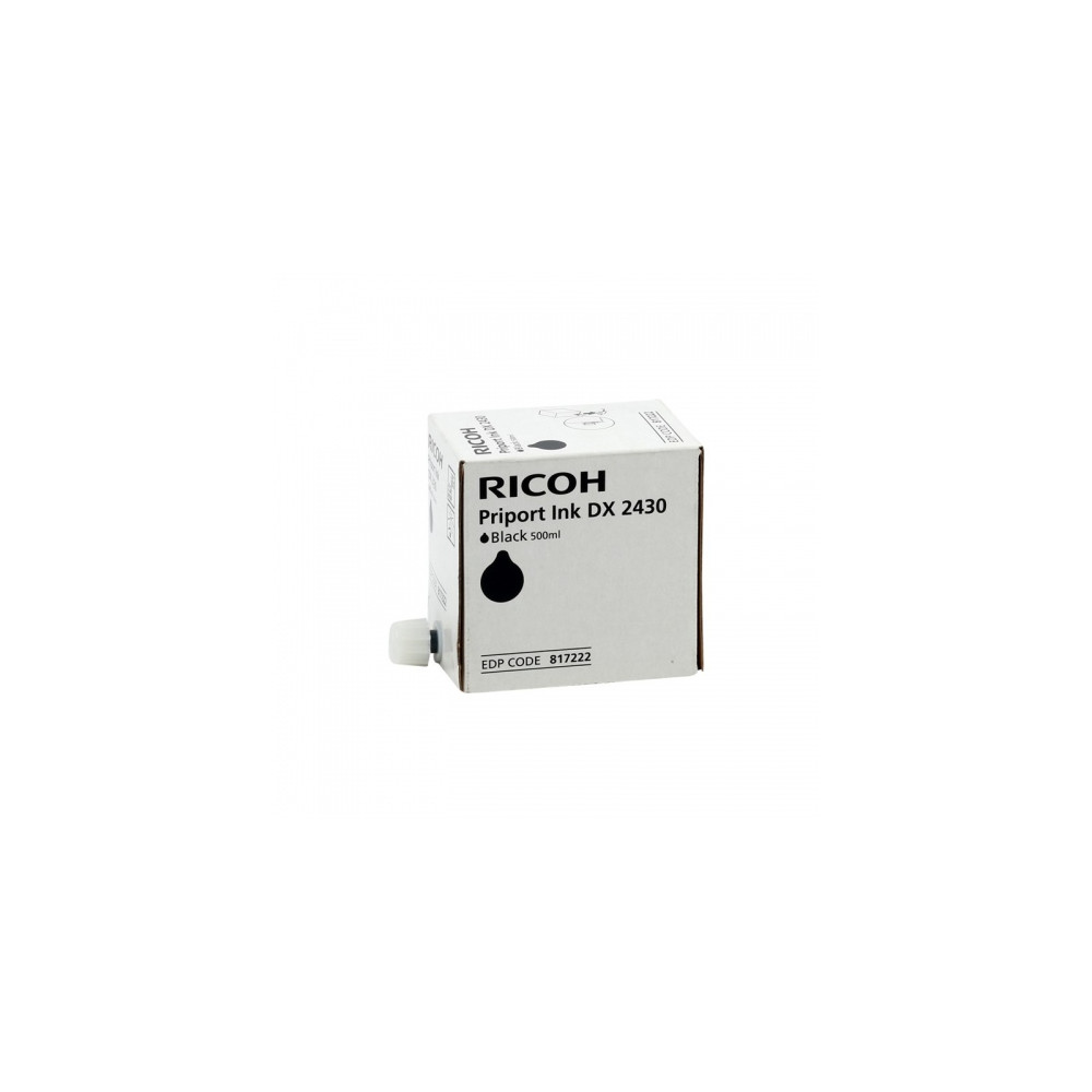 Ricoh DX2430 (893787) (893788) (817222) Rašalinė kasetė, Juoda