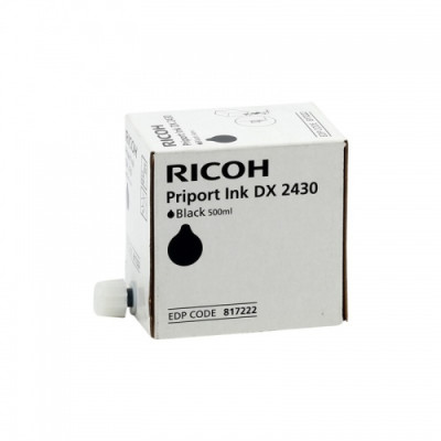 Ricoh DX2430 (893787) (893788) (817222) Rašalinė kasetė, Juoda