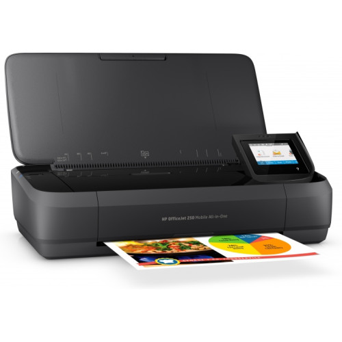 HP OfficeJet 250 Mobile All-in-One Printer Inkjet Colour MFP A4 10 ppm USB Wi-Fi Bluetooth