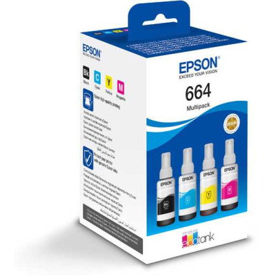 Ink Epson T664 (C13T66464A) CMYK 70ml OEM-RAŠALINĖS KASETĖS