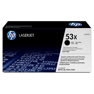 HP No.53X (Q7553X), juoda kasetė lazeriniams spausdintuvams, 7000 psl. (SPEC)