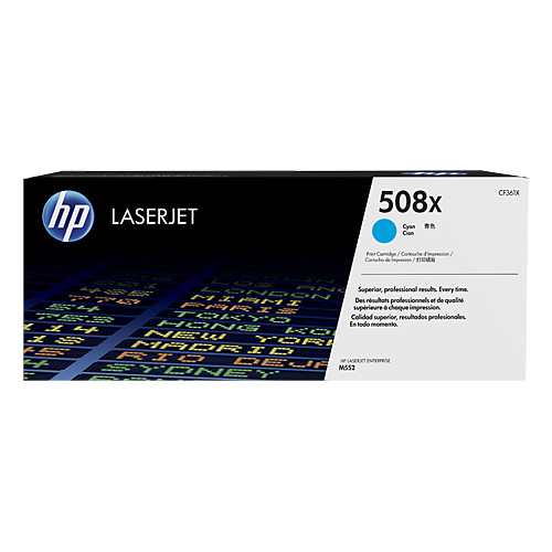 HP 508X (CF361X) Lazerinė kasetė, Žydra