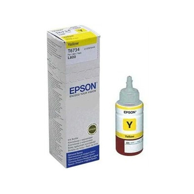 Epson T6734 (C13T67344A) Rašalo papildymo buteliukas, Geltona rašaliniams spausdintuvams