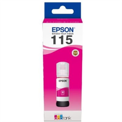 Epson 115 EcoTank (C13T07D34A) Rašalo papildymo buteliukas, Purpurinė rašaliniams spausdintuvams 6200 psl.