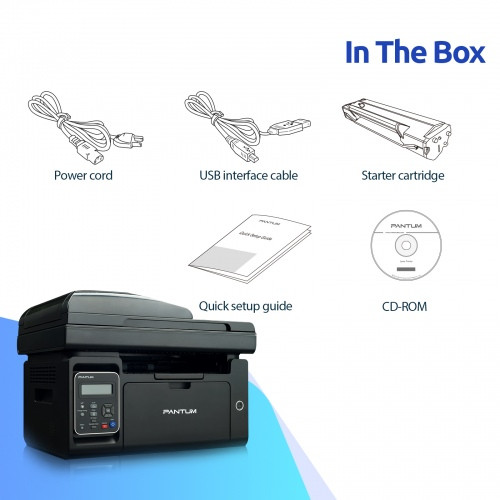 Pantum M6550NW Spausdintuvas lazerinis MFP Nespalvotas A4 22ppm Wi-Fi USB Ethernet LAN