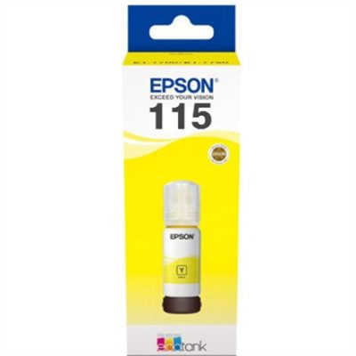 Epson 115 EcoTank (C13T07D44A) Rašalo papildymo buteliukas, Geltona rašaliniams spausdintuvams 6200 psl.