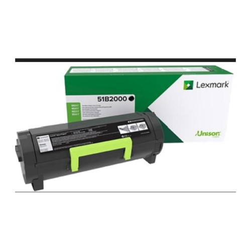 Lexmark (51B2000) Return, juoda kasetė lazeriniams spausdintuvams