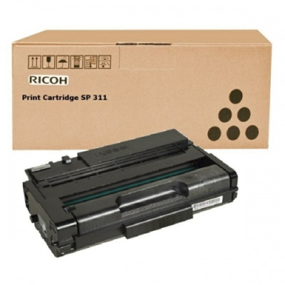 Ricoh Type SP311 (821242), juoda kasetė lazeriniams spausdintuvams, 6400 psl.