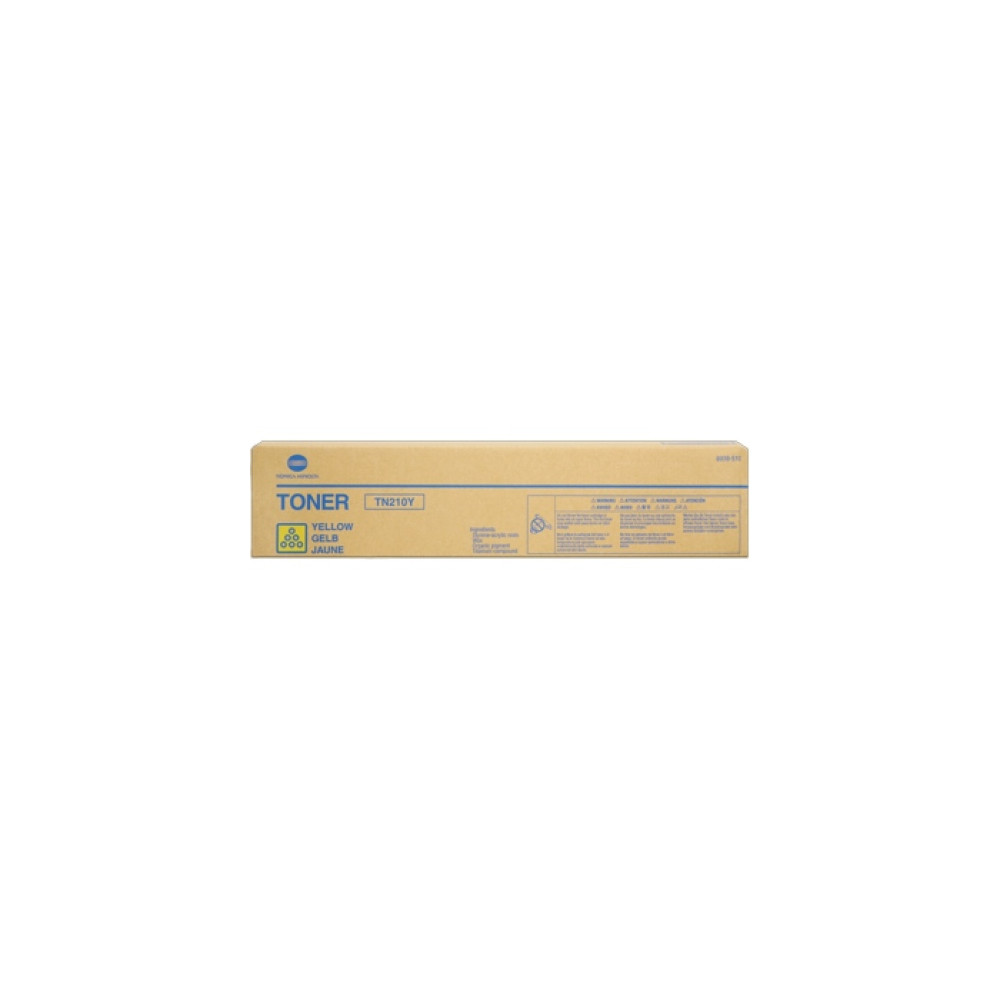 Konica-Minolta TN-210 (8938510), geltona kasetė lazeriniams spausdintuvams, 12000 psl.