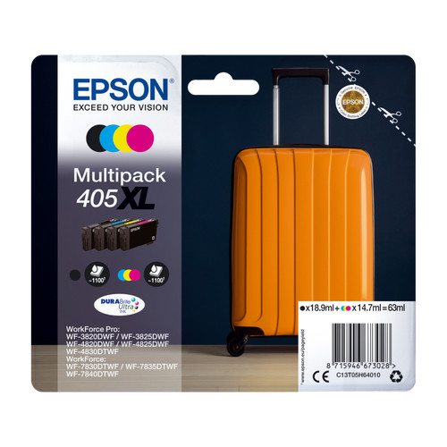 Kasetė Epson 405XL (C13T05H64010) Multipack OEM-Raš-DISBL
