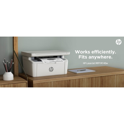 HP LaserJet M140w Spausdintuvas lazerinis nespalvotas MFP A4 20 ppm USB Wi-Fi Bluetooth