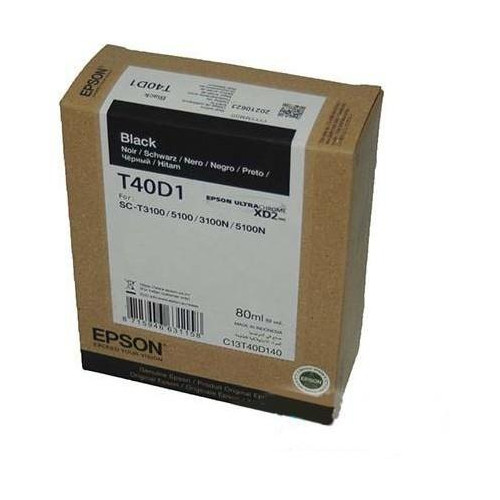 Kasetė Epson T40D1 BK 80ml. OEM-Raš-DISBL