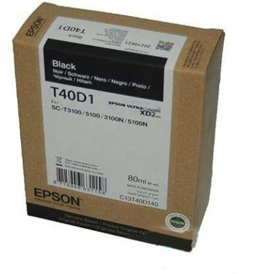 Kasetė Epson T40D1 BK 80ml. OEM-Raš-DISBL