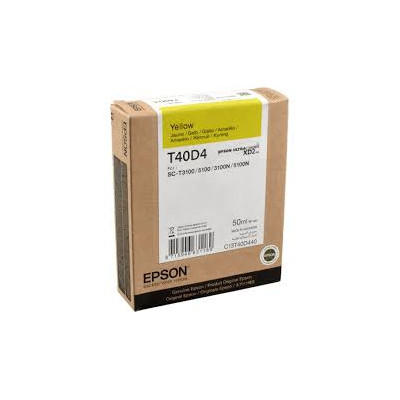 Kasetė Epson T40D4 YL 50ml. OEM-Raš-DISBL