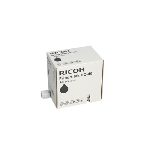 Ricoh JP 4500 HQ 40 (817225) (1VE 5 vnt), juoda kasetė rašaliniams spausdintuvams