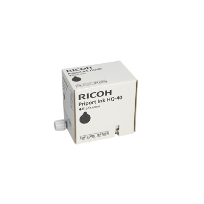 Ricoh JP 4500 HQ 40 (817225) (1VE 5 vnt), juoda kasetė rašaliniams spausdintuvams