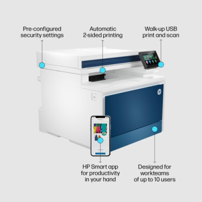 HP Color LaserJet Pro MFP 4302dw Spausdintuvas lazerinis Colour MFP A4 33ppm USB Wi-Fi LAN Bluetooth