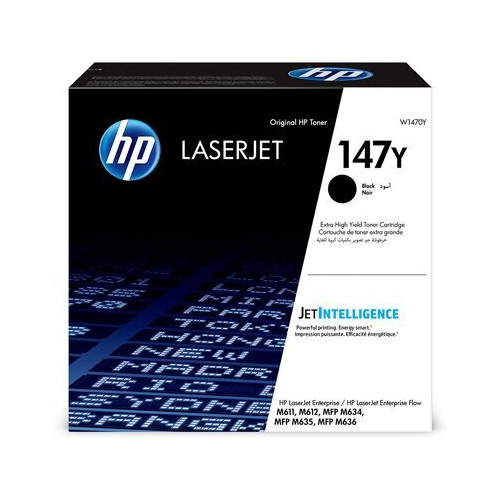 Kasetė HP No.147Y (W1470Y) BK 42.000psl OEM B-box-LAZERINĖS